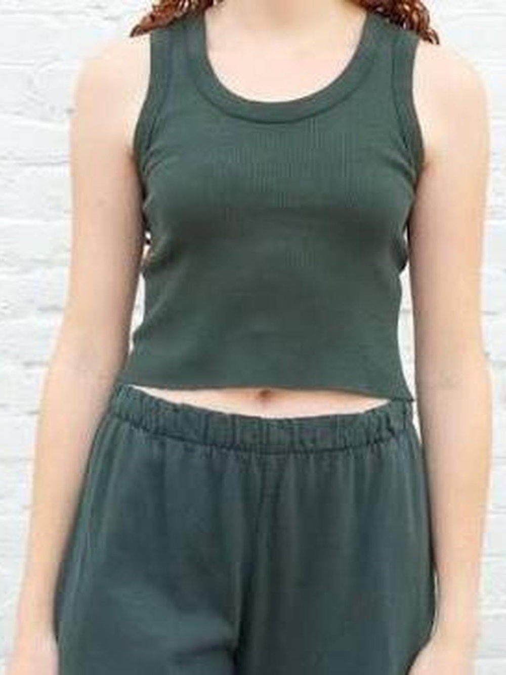 Green brandy melville tank